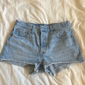 Levi Denim Blue Women's Shorts
